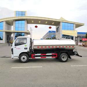 Camion-citerne Dongfeng en acier inoxydable de petite taille, 5000 L, pour le transport de lait frais en vrac, camion-citerne pour le transport de liquides - Product Image 4
