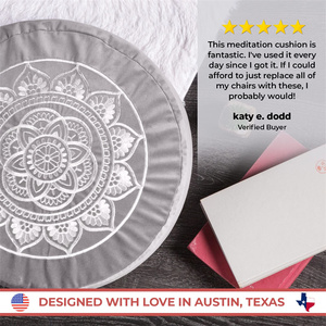 Cojín de meditación Premium, almohada de meditación de alforfón de terciopelo grande, cojín de asiento de Yoga y meditación, venta al por mayor - Product Image 3