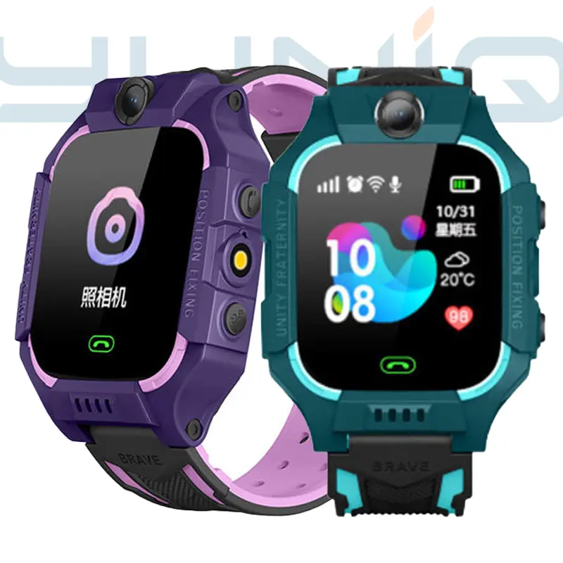 Yuniq Kids Q19 2G Child Anti-Lost Sos Call Gsm Lbs Location Touchscreen Waterproof Smartwatch Smart Watch For Children Q19 Z6