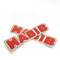 Vente en gros Patchs de broderie Patch 3D à repasser par transfert thermique en usine Patch personnalisé pour vêtements