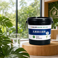 Peinture murale extérieure en pierre naturelle Yucai Factory, revêtement liquide en spray, à base d'eau, anti-jaunissement, pour pierre véritable