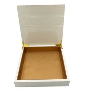 पियानो सफेद लाह खत्म लक्जरी लकड़ी तारीख उपहार बॉक्स रमजान - Product Image 4