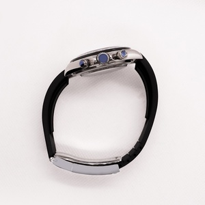 Montre élégante avec bracelet, design rond, étanche, cadran de 41 mm, mince, mouvement à quartz japonais, acier inoxydable - Product Image 5