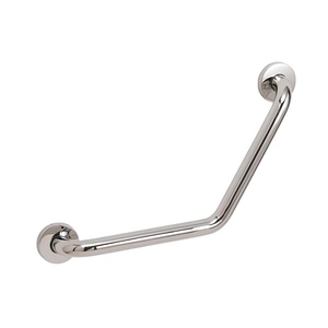 Barre d'appui en acier inoxydable mat en forme de V, barres de sécurité pour la salle de bain, barres d'appui murales antidérapantes à 135 degrés pour toilettes - Product Image 1