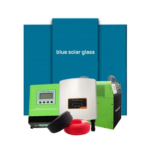 Factory Direct Sale Off-grid system 80w 105W Solar panels CdTe Glass For Home Sunroom and Roof