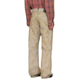 Pantalones Vaqueros Anchos de Mezclilla Desgastada Estilo Vintage para Hombre KingSen, Jeans Holgados de Estilo Retro Urbano, Jeans Y2K - Product Image 5