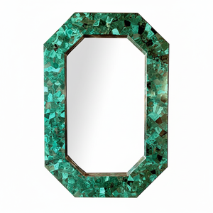 Modern High-end LED Handmade Glass <b>Mirrors</b> Wood Frame Customized Thickness <b>Wall</b> Mounting Customized Color Natural River Wash - Product Image 2