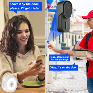 Sixwgh tuya IP65 không thấm nước thông minh nhà chuông cửa Camera Wifi giám sát an ninh ngoài trời cửa chuông với Pin nguồn điện - Product Image 3