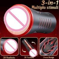 OEM Body-Safe Silicone Manual Pocket Pussies Easy to Clean Male Masturbation Cup Stroker Male Masturbator Sex Toys for Men