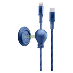 Cavo <b>Lightning</b> CLICK <b>CABLE</b> Blue 1,5m USBDATABUTC2LMFI1B - Product Image 1
