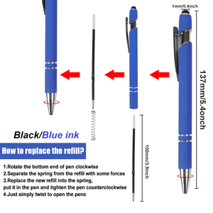 Free Sample Customized Wholesale Plastic <b>Pen</b> Promotional Advertising Gift Click <b>Ballpoint</b> <b>Pens</b> With Screen Touch - Product Image 2