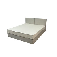 Cadre de lit double en bois KINGTOP KTB-C001 moderne, compressé sous vide, en mousse intégrale, pour matelas Queen et King Size – Vente en gros