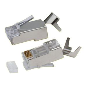 <strong>RJ45</strong> cable <strong>Modular</strong> <strong>Plug</strong> Male <strong>rj45</strong> connector cat6 Shielded With Loading Bar For Cables Cat6a <strong>Modular</strong> <strong>Plug</strong> - Product Image 6