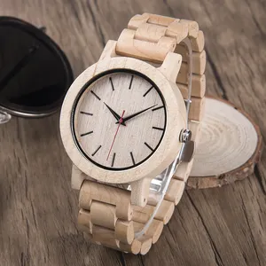 hot selling maple wood Wooden Watches For Women custom logo watch