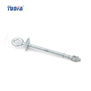 Anclaje Metálico Eléctrico, Pernos en U, <span class=keywords><strong>3</strong></span>/<span class=keywords><strong>4</strong></span>\", 5/8\", <span class=keywords><strong>Perno</strong></span> <span class=keywords><strong>de</strong></span> Ojo con Abrazadera, Sistema <span class=keywords><strong>de</strong></span> Medición en Pulgadas, Base <span class=keywords><strong>de</strong></span> Soporte para Poste - Product Image 4