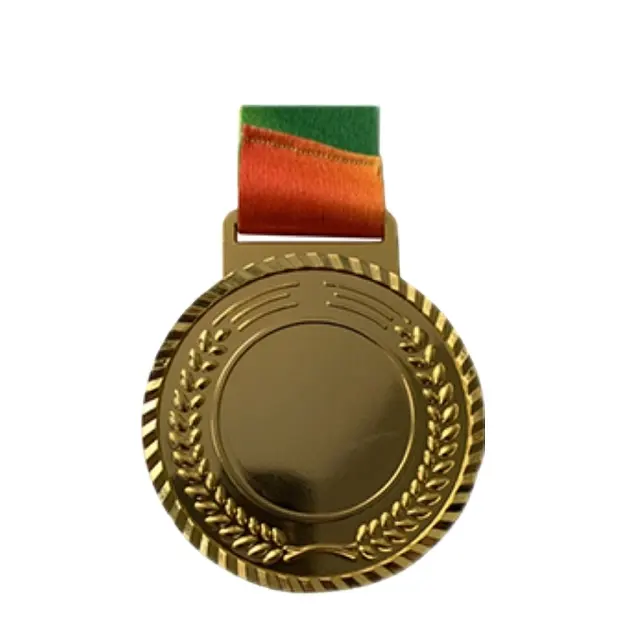 Stock Mold Custom Insert Medalhas Sublimação Gravar Esportes Maratona Dança Epóxi Gold Blank Metal Medalhas E Troféus