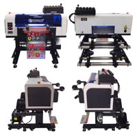 Haute qualité facile à utiliser 12 pouces A3 30cm UV DTF rouleau à rouleau imprimante UV autocollants transparents imprimante Xp600 DTF imprimante UV