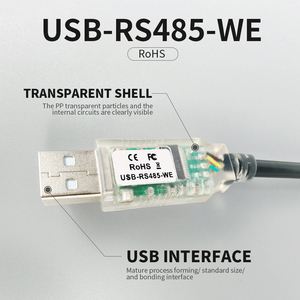 Cavo di Segnale Seriale <span class=keywords><strong>USB</strong></span> a RS232/RS485 da 1,8m 3,3V con 6 Fili Terminati con Chip FT232RQ/SP485EN per Comunicazione/Programmazione - Product Image 2