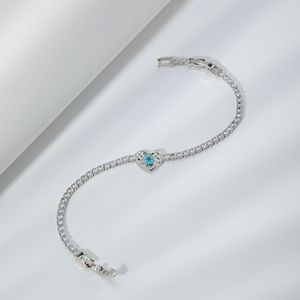 Nouveau Bracelet Romantique et Fantaisiste en Forme de Cœur et de Feuille Colorée <span class=keywords><strong>pour</strong></span> Femme, Chaîne Esthétique Botanique avec Breloque Amour, Bijou en Cuivre Style Cottagecore, Cadeau - Product Image 4