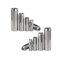 Boulons d'expansion interne à montage encastré en acier inoxydable 304/316, ancrage à vis moleté anti-vibration, capacité de 970 lb pour