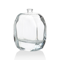 Bouteille de parfum en verre transparent à base épaisse OEM ODM en gros, flacon de parfum vide haut de gamme, diffuseur en verre, vente chaude