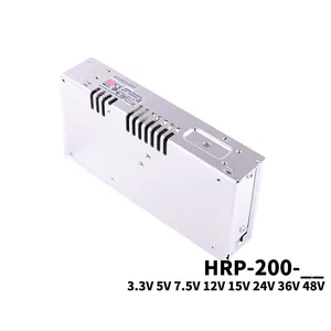 MEANWELL HRP-200-24 24V 8.4A MW Série HRP-200 200W Sortie unique avec alimentation à découpage à fonction PFC