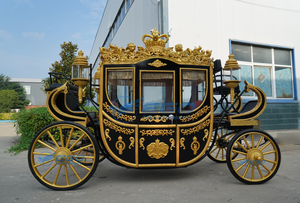 2026 Voiture électrique royale noire économique pour le tourisme, pour parcs d'attractions, en gros, à vendre - Product Image 5