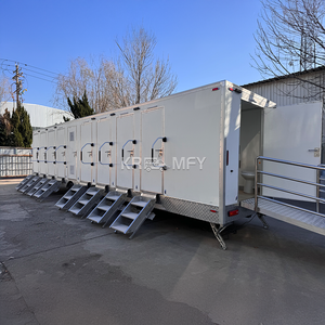 Baño Portátil ADA de 10 Estaciones para Oficina, Caravana, Camping, Remolque de Ducha Móvil, Remolque de Baño Portátil - Product Image 3