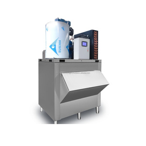 Flocon de glace industriel faisant la machine 0.5T/24 heures de tranche de glace de fabricant de flocon de glace faisant la machine pour le supermarché de fruits de mer - Product Image 3