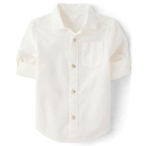 Chemises habillées à manches longues pour garçons blancs classiques 6-12 ans garçons hommes à manches longues coton enfants boutonné Oxford tenue décontractée <span class=keywords><strong>chemise</strong></span> - Product Image 1