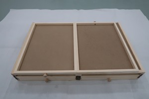 Bảng câu đố bằng gỗ có thể gập lại với 6 ngăn kéo và bao gồm Bảng câu đố dành cho người lớn được sử dụng để lưu trữ và phân loại câu đố - Product Image 3