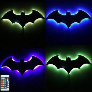 Lámpara Nocturna Grande de <span class=keywords><strong>Batman</strong></span> de 59 cm, con Control Remoto, 7 Colores Cambiantes, Luz Ambiental para el Hogar, de Pared - Product Image 2