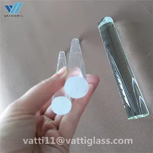 Vatto поставка большого диаметра плавленый кварцевый стеклянный стержень
