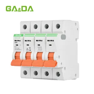 GADA Electrical Supples DZ47 Mcb Circuit Brakers 3 Phase Miniature Circuit Breakers