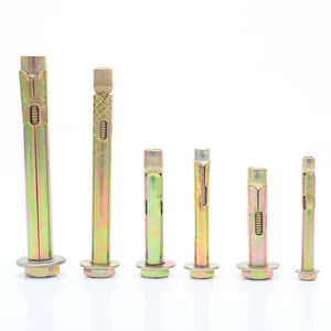 Anclaje de expansión de acero al carbono Chapado en zinc amarillo pernos hexagonales M6 M8 M10 M12 M14 M16 ancla de manga para hormigón M6 M8 M10 M12 M16 - Product Image 2