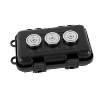 Spy Spot Magnetic Mount Weatherproof Case pour GPS Magnetic Key Holder Under Car Trackers Stash Lock Box for Items Key Holder