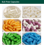 Capsules de gélatine bleu foncé, tailles 0, 1, 2, 3, 4, personnalisables, sans TSE/BSE, sans SLS, sans OGM, sans conservateurs, marque Kornnac