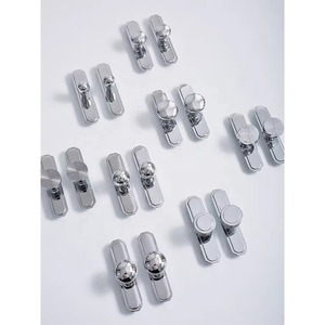 Modern Chrome <strong>Silver</strong> Brass Cabinet <strong>Knobs</strong> for Furniture Kitchen Handles Contemporary Wardrobe Dresser <strong>Drawer</strong> Hardware Bar - Product Image 4