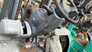 Used Komatsu 3 Ton Diesel <b>Forklift</b> 3-Stage Mast 4WD Solid Tires Rough Terrain Second Hand - Product Image 5