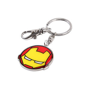 Ensemble personnalisé d'accessoires porte-clés pour baskets porte-clés blanc auto-défense acrylique Anime cuir liquide porte-clés mousqueton en acier inoxydable pour femmes - Product Image 2