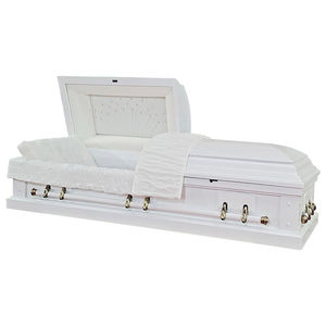 Profesyonel ahşap tabutlar kreasyon ekipmanları kaynağı için özelleştirilmiş katı çam ahşap tabut - Product Image 4