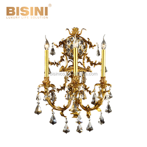 Noble francés clásico estilo barroco pintado a mano Floral adornado oro bronce araña <span class=keywords><strong>de</strong></span> 16 <span class=keywords><strong>de</strong></span> vela iluminaciones - Product Image 2