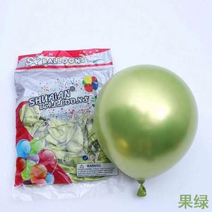 ลูกโป่งเมทัลลิกสีมุกโครเมียมขนาด 12 นิ้ว น้ำหนัก 2.8 กรัม ยี่ห้อ Ama Zzon Partner Factory สำหรับตกแต่งงานปาร์ตี้คริสต์มาส - Product Image 4