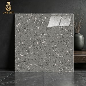 Carrelage en porcelaine gris clair mat 600 x 600 R10 antidérapant, effet marbre, pour sol et mur intérieur de villa - <span class=keywords><strong>Prix</strong></span> usine - Product Image 3
