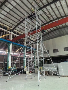 Giàn giáo di động bằng nhôm, giàn giáo tháp chữ H, giàn giáo nhôm đạt chứng chỉ <span class=keywords><strong>CE</strong></span> dùng trong xây dựng - Product Image 2