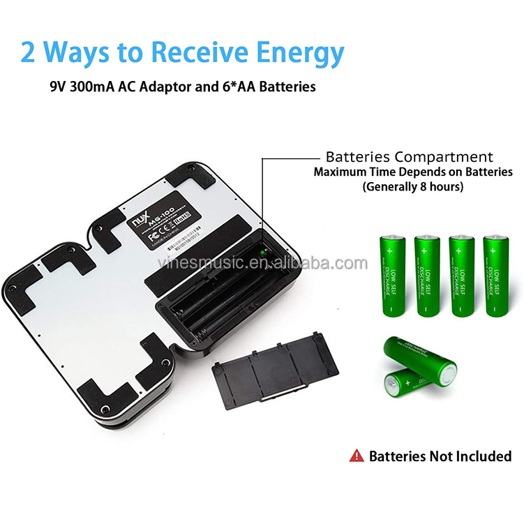 NUX MG-100 マルチエフェクター　美品 卸売NUXブランドMG-100、80プリセット、66エフェクト、ループ