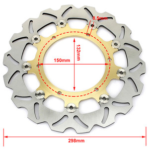 โรงงานที่กำหนดเอง298มิลลิเมตรด้านหน้าดิสก์เบรกโรเตอร์สำหรับยามาฮ่า <span class=keywords><strong>YZF</strong></span> R6 FJR <span class=keywords><strong>1300</strong></span> XVS 1100 - Product Image 4