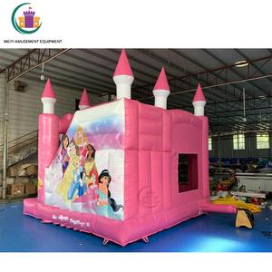 <span class=keywords><strong>Castillo</strong></span> <span class=keywords><strong>de</strong></span> salto inflable con temática <span class=keywords><strong>de</strong></span> princesa blanca hermosa con accesorio económico tobogán para alquiler - Product Image 4