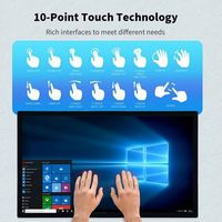 Touchwo 32 inç 43 inç yüksek parlaklık Android dokunmatik ekran monitör çoklu dokunmatik ekran VGA USB DVI arayüzü yeni