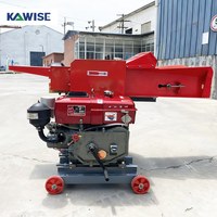 Picadora de Forraje con Motor Diésel para Procesamiento de Alimento Agrícola de Alta Capacidad de 500 a 6000 Kg/h